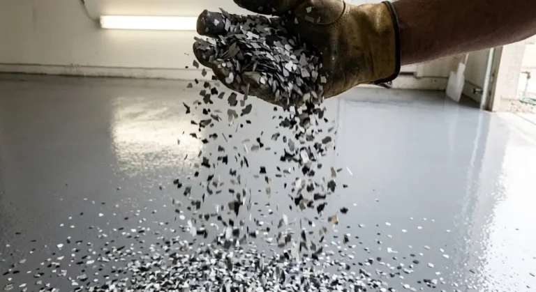 Epoxy Flooring Synamic Flake Broadcast Surprise, AZ