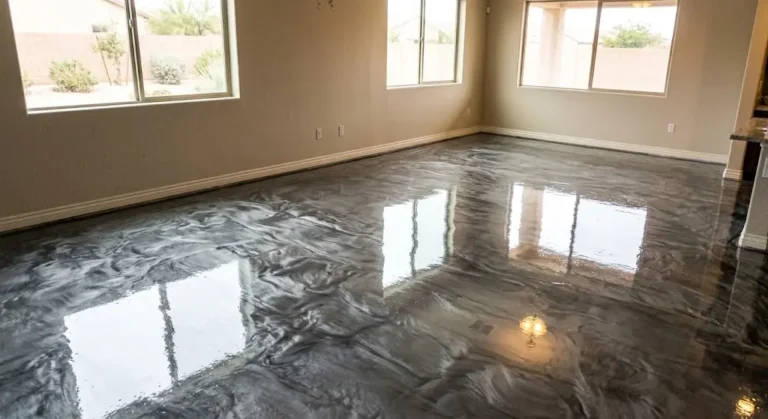 Epoxy Flooring Metallic Finish Surprise, AZ