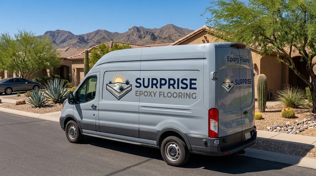 surprise epoxy flooring van